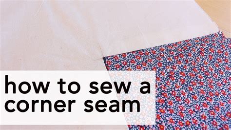 how to use corner seams